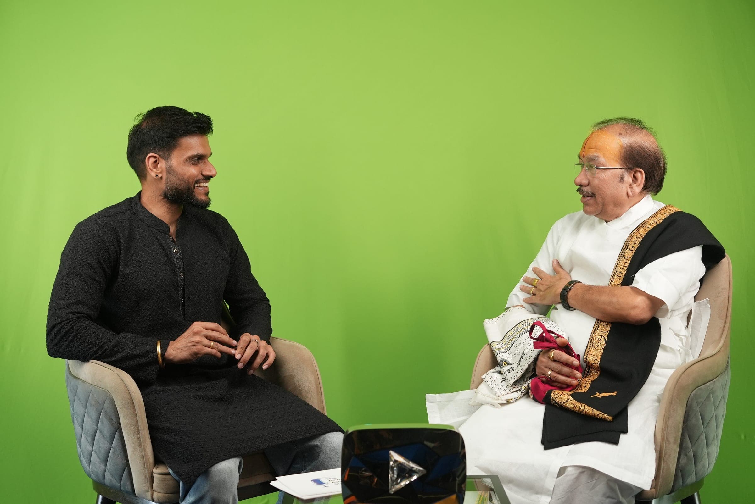 Inside The Arvind Arora Show studio